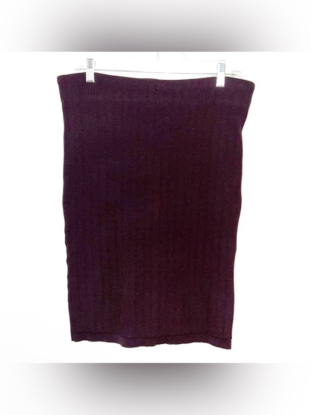 NWT Express Ribbed Pencil Skirt in Deep Plum